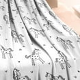 thumbnail image 3 of Black and White Unicorn Blanket,Comfortable Soft Lamb Wool Throw Blanket,All Season,Warm Lightweight Blankets for Sofa Bed Couch Living Room Chair,40"x50", 3 of 4