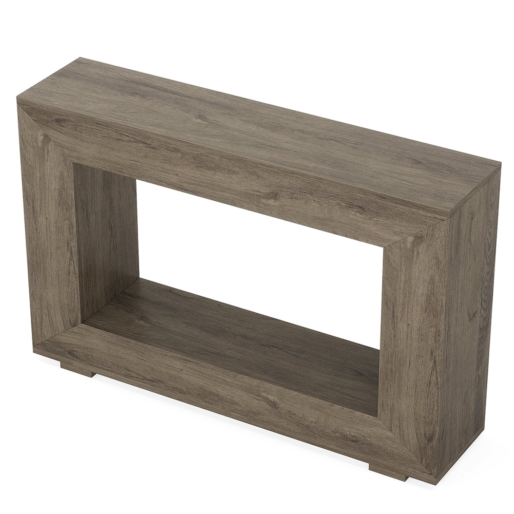 Spaco Farmhouse Console Table, 47" Wood Entryway Sofa Table with Storage, Versatile Function Console Table, Gray