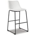 thumbnail image 3 of Signature Design by Ashley Centiar Urban Industrial 28.75 Pub Height Bucket Seat Barstool, 3 of 6
