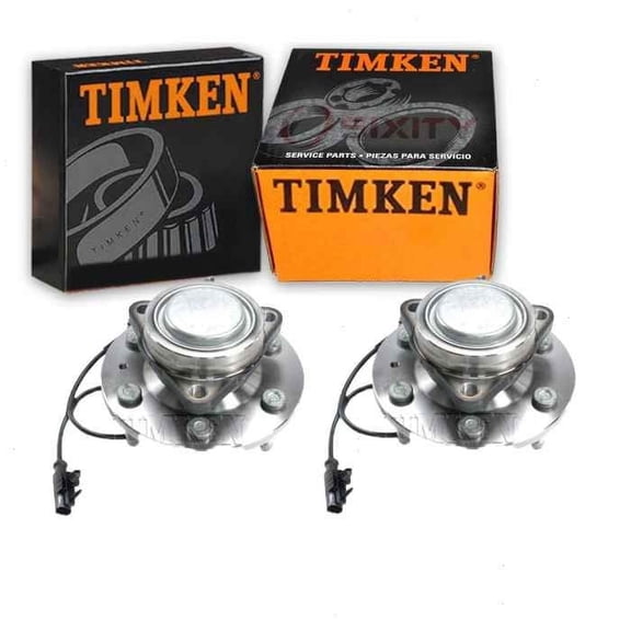 2 pc Timken Front Wheel Bearing Hub Assembly compatible with Chevrolet Tahoe 2007-2014 - RWD
