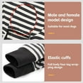 thumbnail image 4 of HQREA Winter Coat for Dogs Warm Striped Long Sleeves Medium Dogs Onesie Pajamas Jumpsuit Clothes, 4 of 6