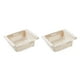 thumbnail image 2 of Organizador de plástico Monstrate para refrigerador cajón escalonado multifuncional Albaricoque 2Conjunto, 2 of 6