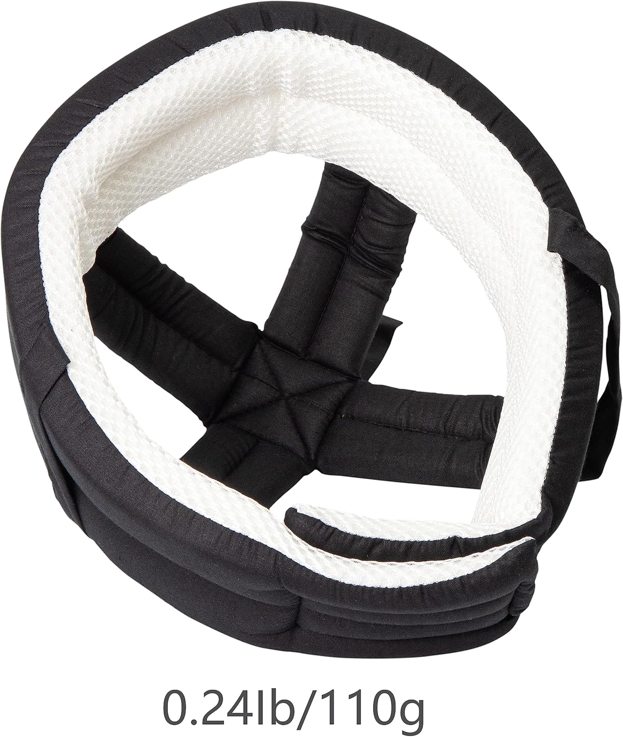 ABCISI Thick Soft Protective Helmet for Elderly, Adult Sizing,Seniors Head Protector Fall Protection Hat Cap,Elder Safety Products Protect Head Injury in Falls for Home Gardening Walking Dog,Black