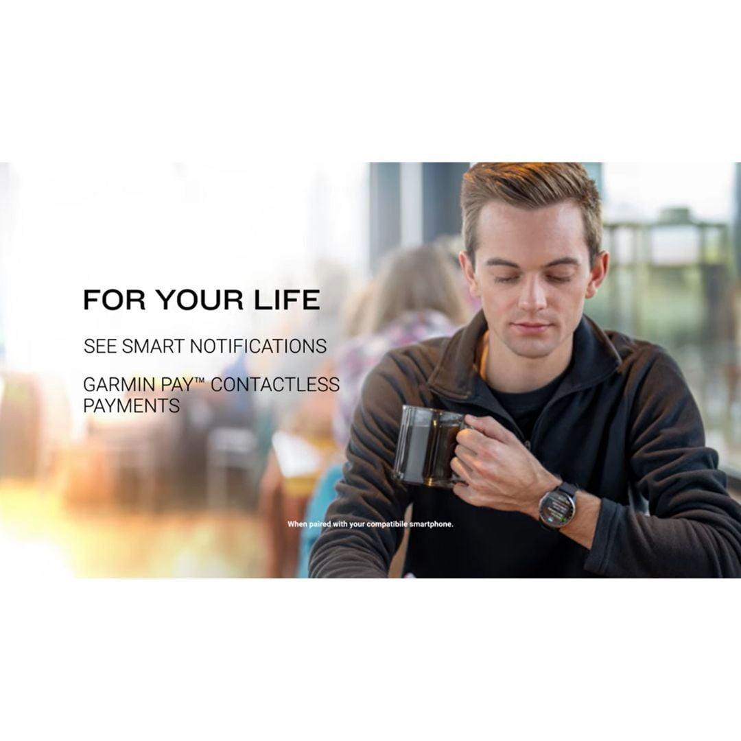 Garmin D2™ Air X10, Touchscreen Aviator Smartwatch with GPS, Aviation Weather, Call and Text, Health and Wellness Features and More, Black