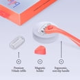thumbnail image 3 of Kit de afeitado Billie Razors para mujer con maquinilla de afeitar y 4 recambios Coral, 3 of 9