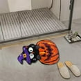 thumbnail image 5 of Halloween Rug Halloween Bath Mat Halloween Rugs Halloween Bathroom Rug Halloween Mat Halloween Rugs Indoor Cats Pumpkin Ghost Carpet Living Room Bedroom Decorative Mat Absorbent Non-Slip Floor Mat, 5 of 6