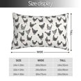 thumbnail image 2 of Sikiie Funny Chicken Pillow Covers, Throw Pillow Case Cushion Covers,Cushion for Bedroom,Couch,Home-16"x24", 2 of 6