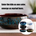 thumbnail image 4 of Creative Elegant Ceramic Flower Bowl for Indoor Gardens Water Lilies and Small Fish No Drainage Design Leak Prevention, 4 of 4