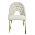 thumbnail image 3 of Acme Fadri Side Chair (Set-2) in Teddy Sherpa & Mirrored Gold Finish, 3 of 3