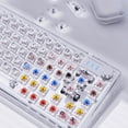 thumbnail image 4 of K75 Mechanical Keyboard Hot Swap RGB 82 Keys Wired Keyboard (White Transparent), 4 of 8