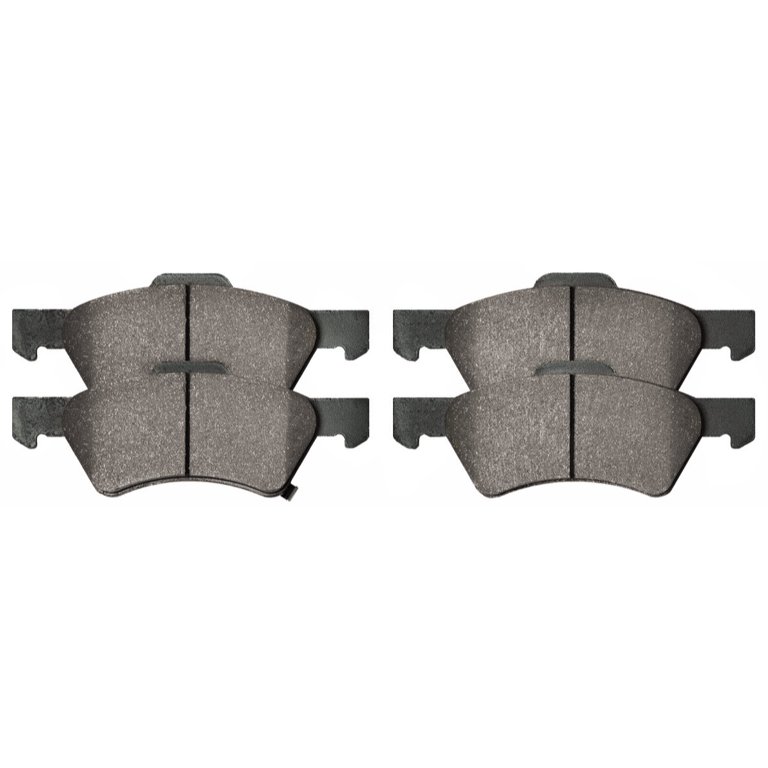 AutoShack Front and Rear Ceramic Brake Pads Kit Replacement for 