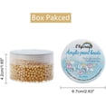 thumbnail image 6 of 2400Pcs 4mm Golden Pearl Beads No Hole Loose ABS Plastic Pearl Beads Resin Filling Material Pearl Beads for Jewelry Making and Wedding, 6 of 9