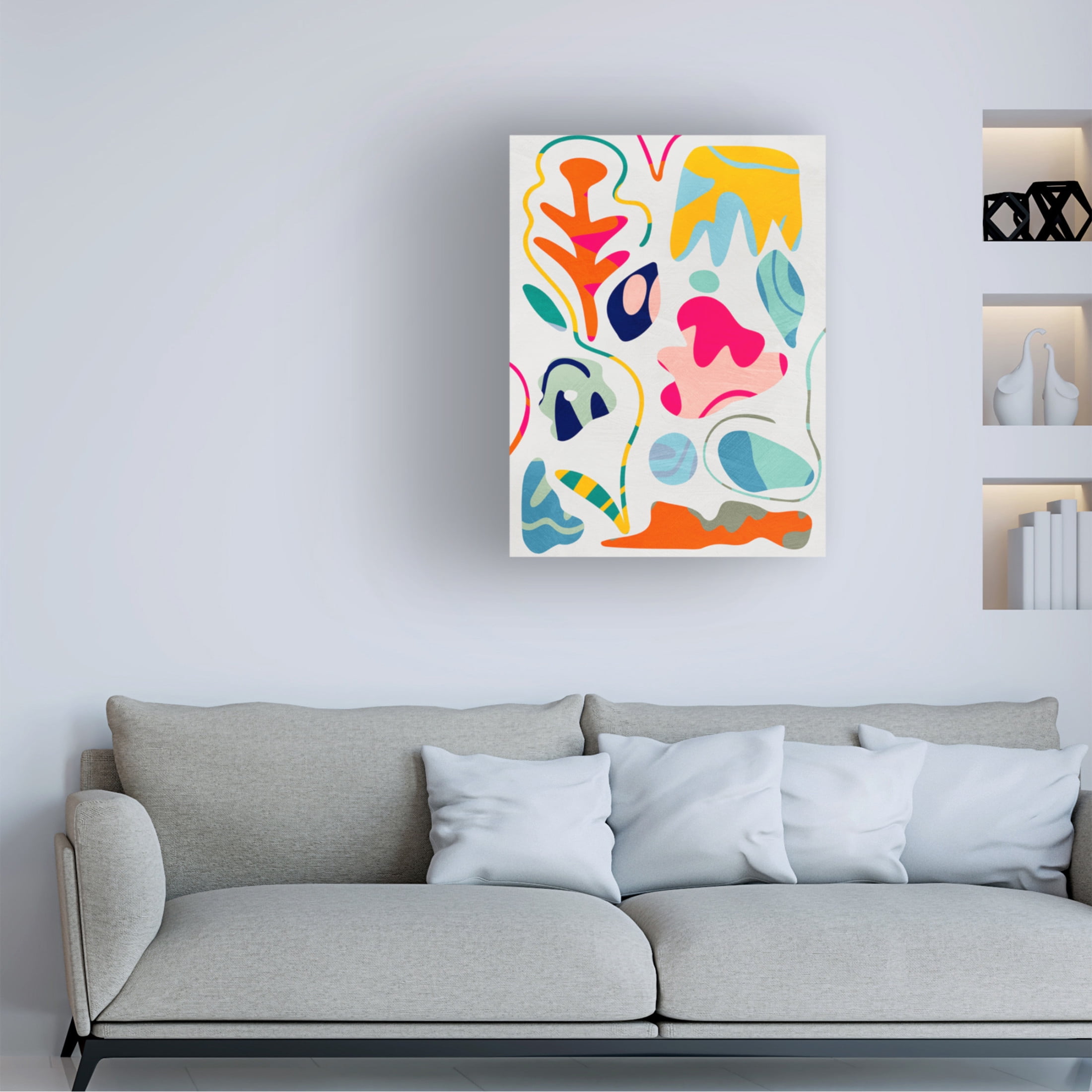 Trademark Fine Art Ana Rut Bre Matisse inspired shapes Canvas Wall Art