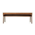 thumbnail image 4 of Bowery Hill Modern / Contemporary Dining Bench Chestnut Wire-Brush, 4 of 8