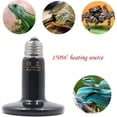 thumbnail image 4 of czcpp-150W 110V Ceramic Heat Lamp, Infrared Bulb Emitter No Harm No Light for Pet Brooder Coop Chicken Lizard Turtle Snake Aquarium (7.5 x 10cm Black), 4 of 4