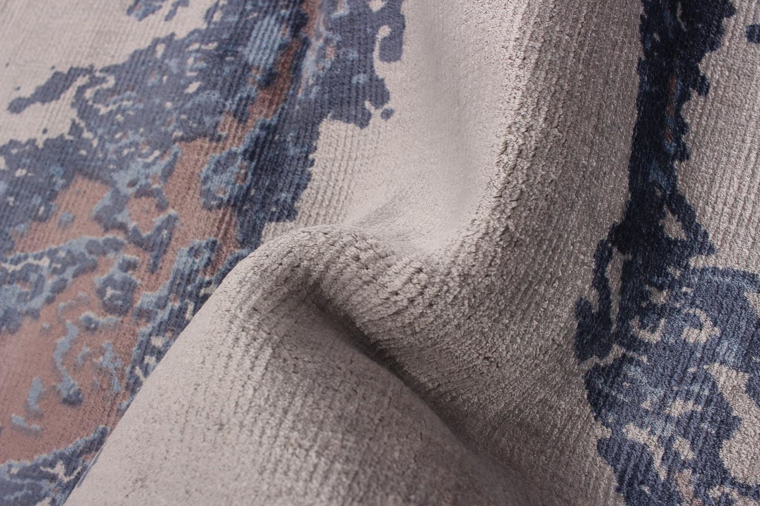 ECARPETGALLERY 4'10" x 7'5"  Transitional Galleria Hand Loomed Area Rug for Living Room, Dining Room and Bedroom in Blue