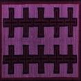 thumbnail image 1 of Ahgly Company Indoor Square Southwestern Purple Country Area Rugs, 4' Square, 1 of 4