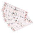 thumbnail image 1 of 25 uds pegatinas para botellas de agua MR y MRS rayas flores rosas impermeables etiquetas decorativas brillantes para botellas de fiesta para boda, 1 of 12