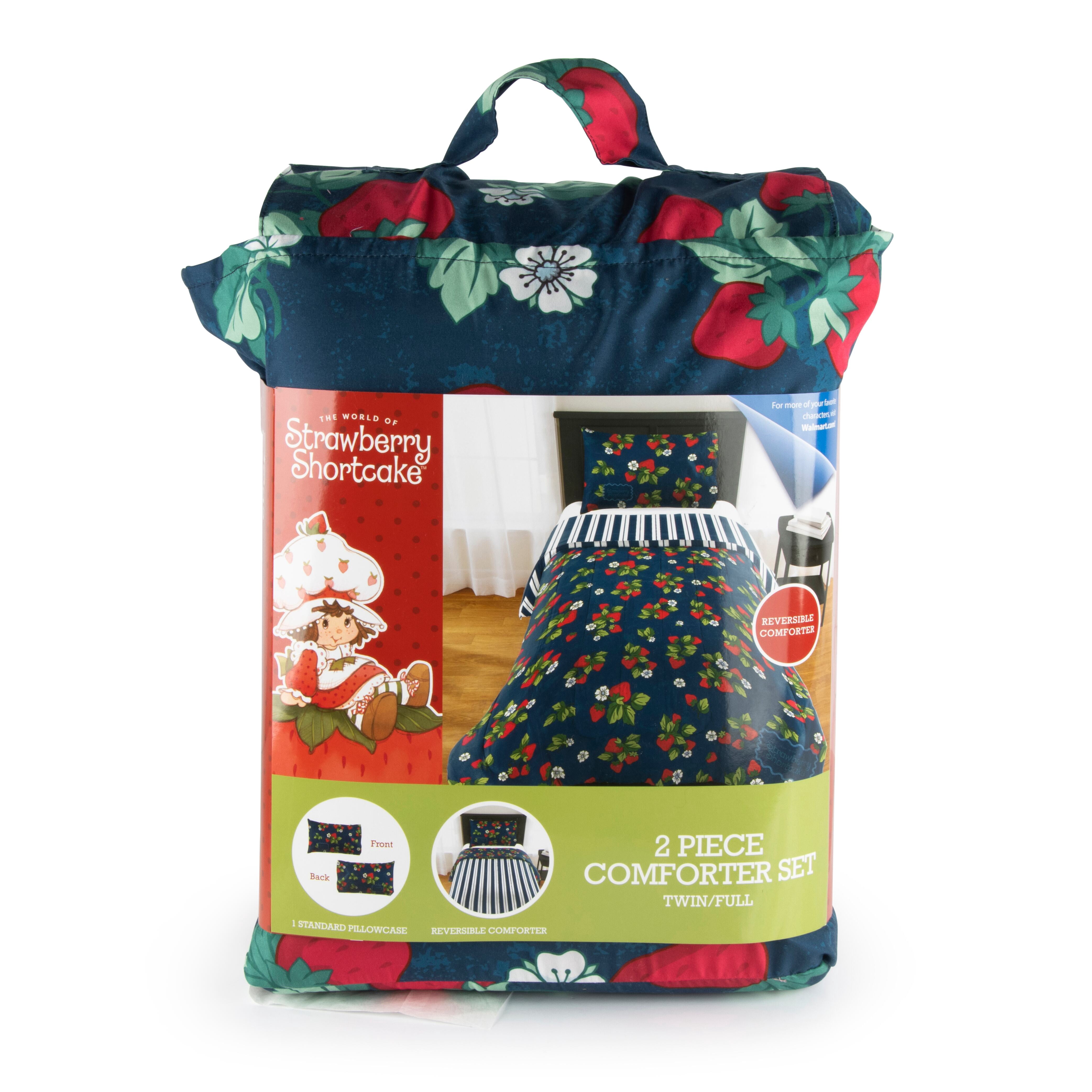 Wildbrain Strawberry Shortcake Berry Meadows 2 Piece Twin/Full Size Kids Comforter Set - Soft Kids Bedding
