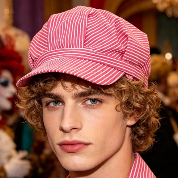 FOMIYES Unisex Adjustable Rail Worker Hat with Sturdy Brim, Multi-Color Design for Costume Parties and Outdoor Use