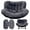 Dark Gray, variant on JIAN YA NA Double Hanging Egg Chair Cushion, Soft Velvet Outdoor Rocking Chair Cushions, 2-Person Papasan Replacement Seat Pad for Patio, Balcony, Garden (Khaki)