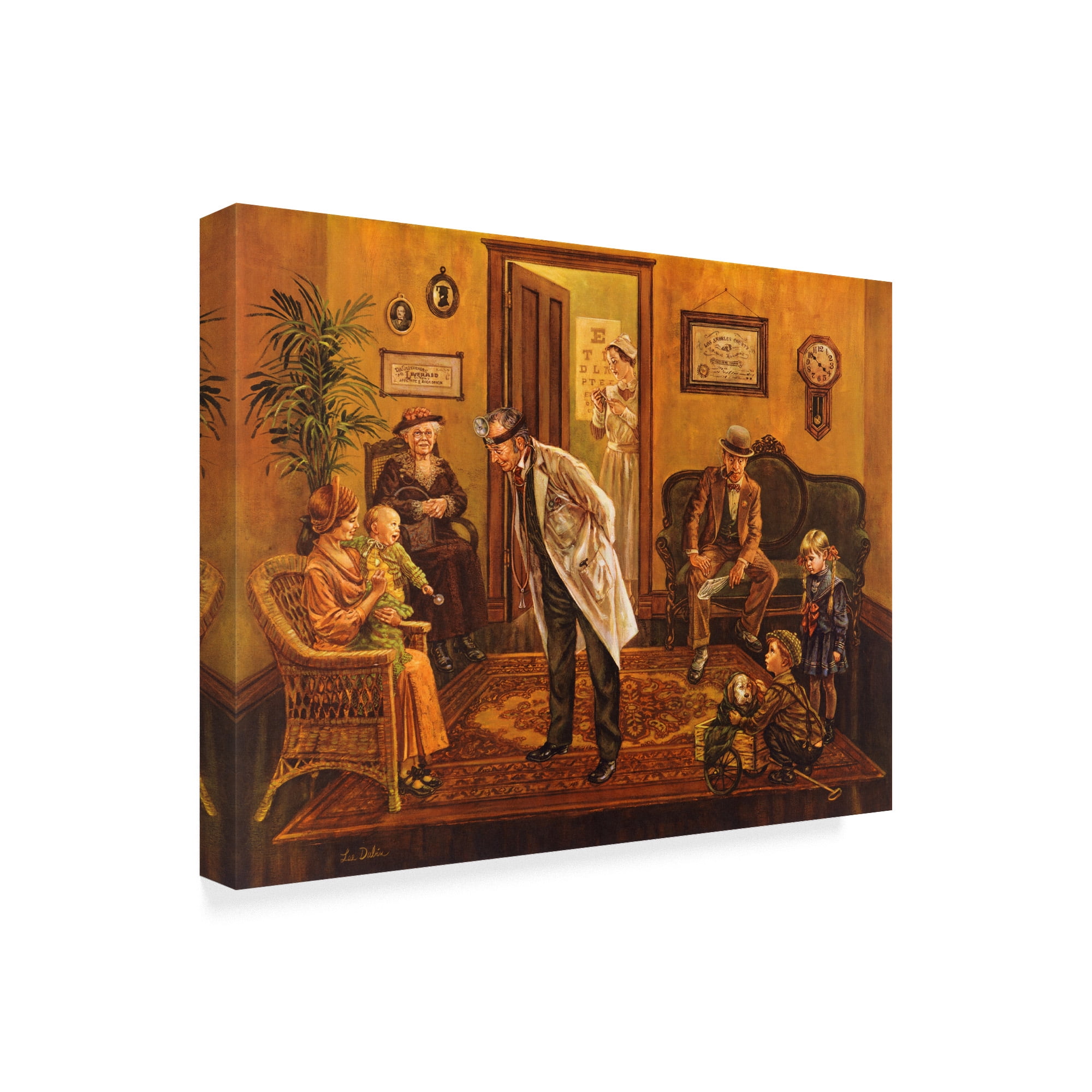 Trademark Fine Art 'Doctors Office' Canvas Art by Lee Dubin