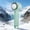 Green, variant on Portable Semiconductor Ice Cool Hand Fan With Carabiner Clip,3 Wind Speed Settings Long Lasting Battery,Universal USB Charging Compact Wearproof Cooling Device For Hiking,Camping Trip(Pink)