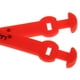 thumbnail image 5 of Amortiguador de vibraciones de tenis de 2 piezas, amortiguador largo para cuerdas y ligero rojo, 5 of 9