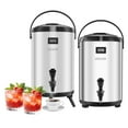 thumbnail image 1 of VEVOR 3.2 Gal Insulated Beverage Dispenser for Hot & Cold Drinks 2 Pack Silver, 1 of 9