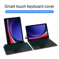 thumbnail image 1 of Clavier Tactile Sans Fil pour Samsung Galaxy (Noir, Rétroéclairé) – avec Support Horizontal et Vertical & Détachement Magnétique (Noir, pour Galaxy Tab A9+ 11 Pouces), 1 of 4