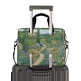 thumbnail image 2 of FORMRS 16" Laptop Bag Carrying Sleeve Case with Handle Travel Shoulder Briefcase, Garden Scene, 2 of 8