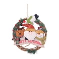 thumbnail image 2 of Adornos colgantes navideños Colección de regalos Adorno de interior Alce de Papá Noel, 2 of 9