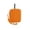 Orange, variant on Dongrere Mini Silicone Makeup Case, Portable Zipper Cosmetic Holder with Wrist Strap, Portable Makeup Bag Coin Purse for Women Men, 4x4.6 Inch, Beige