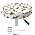 thumbnail image 4 of Bingfone German Shepherd Dog Padded Round Bar Stool Cover Cushion with Elastic Fabric Round Chair Seat - German Shepherd Dog, 4 of 7