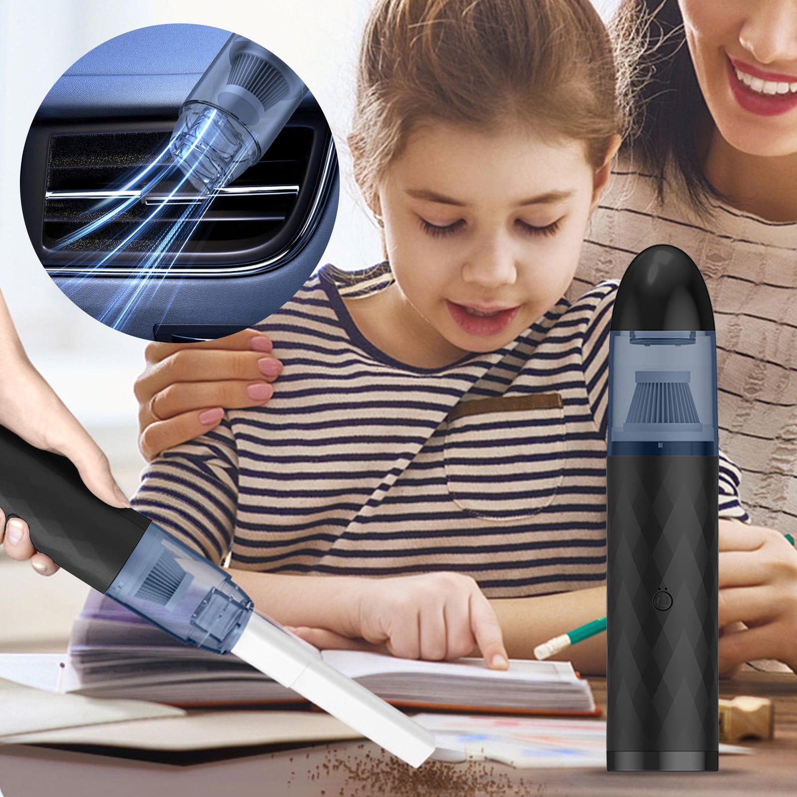 Yyeselk Cordless Handheld Vacuum Cleaner, 30AW Powerful Suction, 1.0lbs