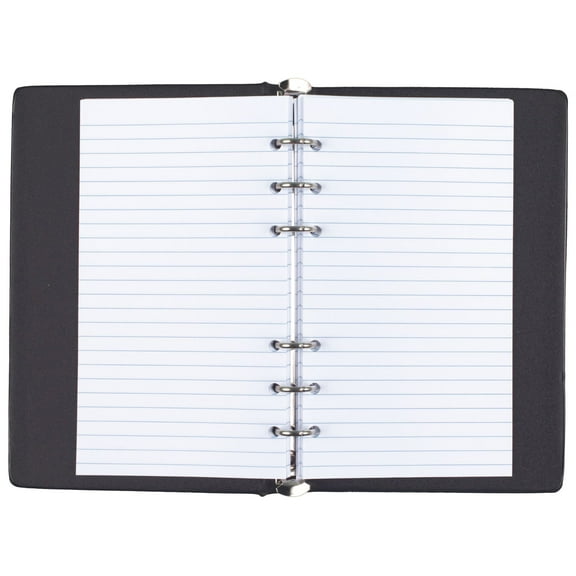 Mead 6-Ring Memo Book: 6-3/4 in. x 3-3/4 in. (Black)
