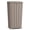 Shallow coffee, variant on 36 Gallon Kitchen Trash Can with Lid – Outdoor Waterproof Resin Waste Bin for Patio, Kitchen & Backyard (Grey, 15.16×15.55×30.71 in)