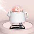 thumbnail image 2 of Humidificador de piedra de sal Ticfox 360 ml forma de tetera difusor de aceite esencial blanco, 2 of 5
