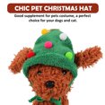 thumbnail image 4 of KAKOWELY 1 pieza de adorable sombrero para mascota, disfraz de cachorro y gato, decoración navideña para la cabeza, adorable sombrero para mascota., 4 of 4