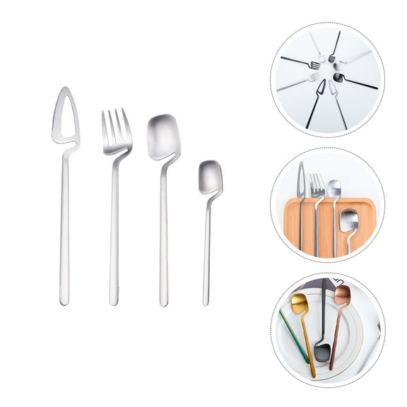PENIKOKO Forks Spoons Cutlery Set Stainless Steel 1 Set For Home Use And Traveling