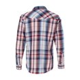 thumbnail image 3 of Burnside B8202 Men's Long-Sleeve Plaid Pattern Woven Shirt, 3 of 3