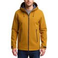 thumbnail image 2 of Men's and Women's Outdoor Sports Windbreaker Jacket Coat for Unisex Warmth and Protection in Various Activities with Lightweight and Water Resistant Feature,Earthy Yellow,2XL, 2 of 5