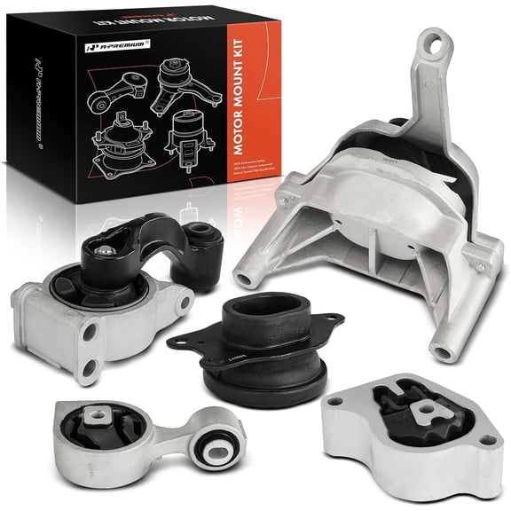 A-Premium 5PCS Engine Motor Mount and Transmission Mount and Torque Strut Mount Kit Compatible with Nissan Altima 2013 2014 2015, 2.5L, Sedan