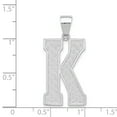 thumbnail image 2 of Beautiful Sterling Silver Initial K Charm, 2 of 2