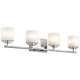 thumbnail image 1 of Kichler 45503CH O Hara 4 Light Halogen Bath Light, Chrome, 1 of 1