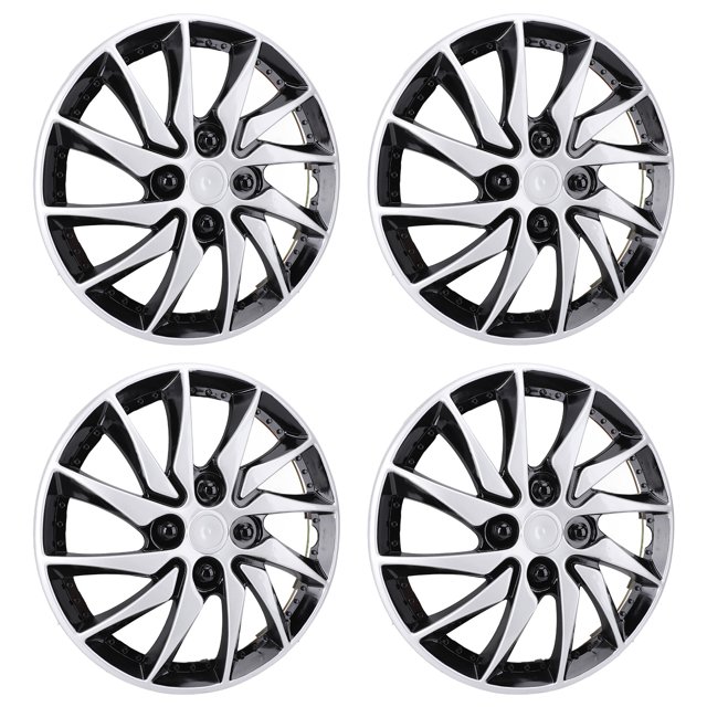 14 Po Couvre-Roue de Moyeu Élégant Anti-Rayures Remplacement Protecteur pour Escort Clio Felicia Sprint Accent Rio