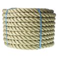 thumbnail image 2 of ALL-CARB Natural Manila Rope 3 Strand Dock Cordage Farm Fitness Nautical Crafts 50-100ft, 2 of 8