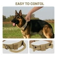thumbnail image 6 of LAKWAR Tactical Dog Collar, Adjustable Military Training Nylon Dog Collar with Handle and Heavy Metal Buckle for Medium and Large Dogs (M, Khaki), 6 of 8