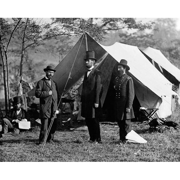 President Abraham Lincoln Civil War 1862 - 12x18 Inch Laminated Poster - Stunning Detail and Bold Colors