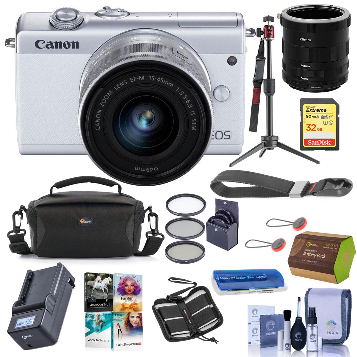 Canon EOS M200 Mirrorless Camera with EFM 1545mm f/3.56.3 IS STM